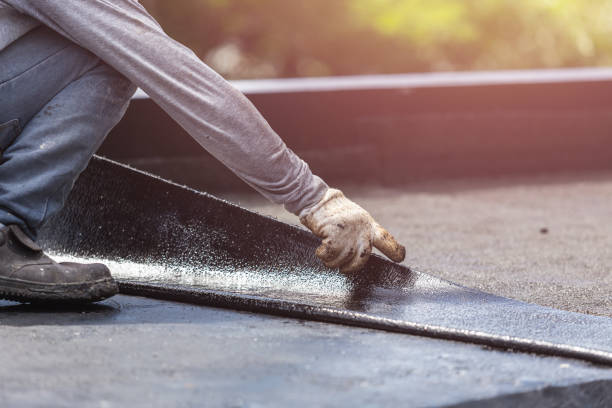 Professional Exterior Waterproofing technician working in Wakarusa, IN